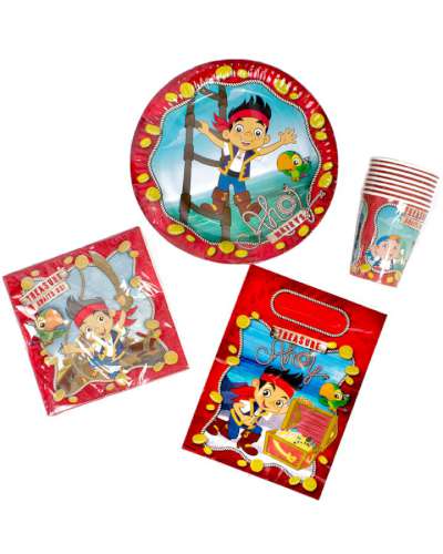Jake and The Neverland Pirates 40 Pc Party Pack - Click Image to Close